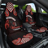 Maori Waitangi Car Seat Cover Kotahitanga Poutama Mix Whakairo - Polynesian Pride