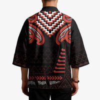 Maori Waitangi Kimono Kotahitanga Poutama Mix Whakairo - Polynesian Pride
