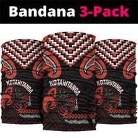 Maori Waitangi Neck Gaiter Kotahitanga Poutama Mix Whakairo - Polynesian Pride