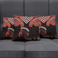 Maori Waitangi Pillow Cover Kotahitanga Poutama Mix Whakairo - Polynesian Pride