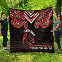 Maori Waitangi Quilt Kotahitanga Poutama Mix Whakairo LT7 - Polynesian Pride