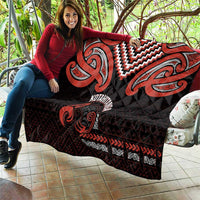 Maori Waitangi Quilt Kotahitanga Poutama Mix Whakairo LT7 - Polynesian Pride
