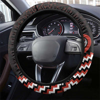 Maori Waitangi Steering Wheel Cover Kotahitanga Poutama Mix Whakairo - Polynesian Pride