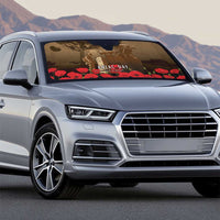 Australia - New Zealand ANZAC Lone Pine Auto Sun Shade The Last Post