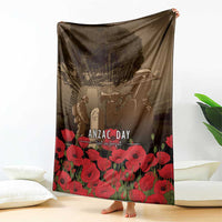 Australia - New Zealand ANZAC Lone Pine Blanket The Last Post