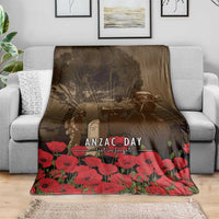 Australia - New Zealand ANZAC Lone Pine Blanket The Last Post