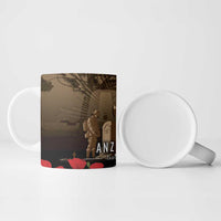 Australia - New Zealand ANZAC Lone Pine Ceramic Mug The Last Post