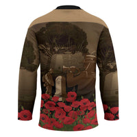 Australia - New Zealand ANZAC Lone Pine Hockey Jersey The Last Post
