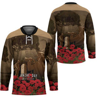 Australia - New Zealand ANZAC Lone Pine Hockey Jersey The Last Post