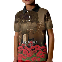 Australia - New Zealand ANZAC Lone Pine Kid Polo Shirt The Last Post