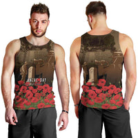 Australia - New Zealand ANZAC Lone Pine Men Tank Top The Last Post