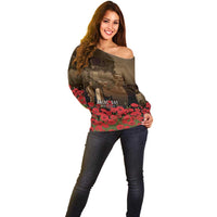 Australia - New Zealand ANZAC Lone Pine Off Shoulder Sweater The Last Post
