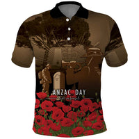 Australia - New Zealand ANZAC Lone Pine Polo Shirt The Last Post