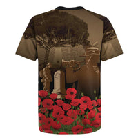 Australia - New Zealand ANZAC Lone Pine Rugby Jersey The Last Post