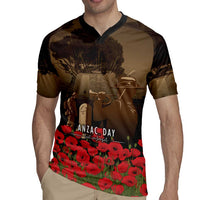 Australia - New Zealand ANZAC Lone Pine Rugby Jersey The Last Post