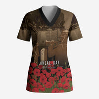 Australia - New Zealand ANZAC Lone Pine Scrub Top The Last Post