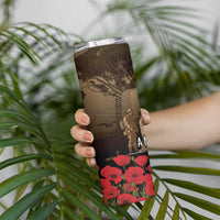 Australia - New Zealand ANZAC Lone Pine Skinny Tumbler The Last Post