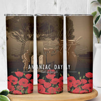 Australia - New Zealand ANZAC Lone Pine Skinny Tumbler The Last Post