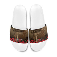Australia - New Zealand ANZAC Lone Pine Slide Sandals The Last Post