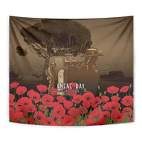 Australia - New Zealand ANZAC Lone Pine Tapestry The Last Post
