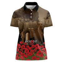 Australia - New Zealand ANZAC Lone Pine Women Polo Shirt The Last Post