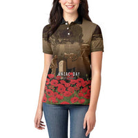Australia - New Zealand ANZAC Lone Pine Women Polo Shirt The Last Post