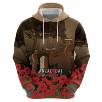 Australia - New Zealand ANZAC Lone Pine Zip Hoodie The Last Post