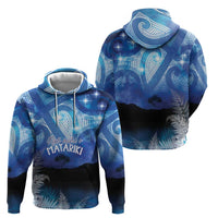 NZ Maori Matariki Scenery Hoodie Galaxy Sky