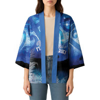 NZ Maori Matariki Scenery Kimono Galaxy Sky