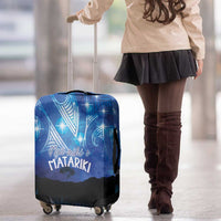 NZ Maori Matariki Scenery Luggage Cover Galaxy Sky