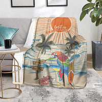 Christmas In July - Hawaii Retro Blanket Lost In Parrot-dise