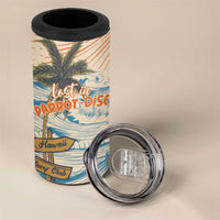 Personalized Christmas In July - Hawaii Retro 4 in 1 Can Cooler Tumbler Lost In Parrot-dise