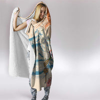 Christmas In July - Hawaii Retro Hooded Blanket Lost In Parrot-dise