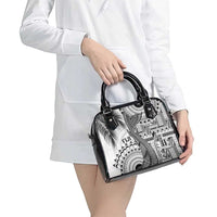 Fiji Rugby Bula Masi Shoulder Handbag Fish Tail Kaivity Cibi - White