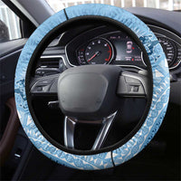 Fiji Rugby Bula Masi Steering Wheel Cover Fish Tail Kaivity Cibi - Turquoise LT7 - Polynesian Pride