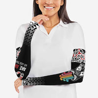 Kia Kaha Te Reo Maori Arm Sleeves 50 Years Mo Ake Tonu Te Reo - Polynesian Pride