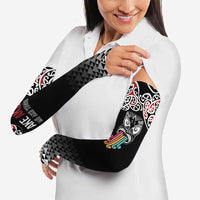 Kia Kaha Te Reo Maori Arm Sleeves 50 Years Mo Ake Tonu Te Reo - Polynesian Pride