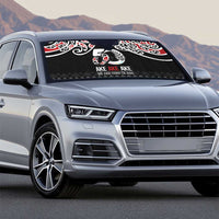 Kia Kaha Te Reo Maori Auto Sun Shade 50 Years Mo Ake Tonu Te Reo - Polynesian Pride