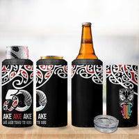 Kia Kaha Te Reo Maori 4 in 1 Can Cooler Tumbler 50 Years Mo Ake Tonu Te Reo - Polynesian Pride