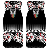 Kia Kaha Te Reo Maori Car Mats 50 Years Mo Ake Tonu Te Reo - Polynesian Pride