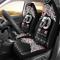 Kia Kaha Te Reo Maori Car Seat Cover 50 Years Mo Ake Tonu Te Reo - Polynesian Pride