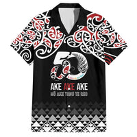 Kia Kaha Te Reo Maori Family Matching Short Sleeve Bodycon Dress and Hawaiian Shirt 50 Years Mo Ake Tonu Te Reo - Polynesian Pride