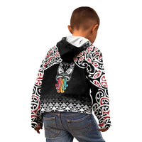 Kia Kaha Te Reo Maori Kid Hoodie 50 Years Mo Ake Tonu Te Reo - Polynesian Pride