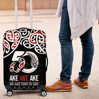 Kia Kaha Te Reo Maori Luggage Cover 50 Years Mo Ake Tonu Te Reo - Polynesian Pride