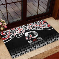 Kia Kaha Te Reo Maori Rubber Doormat 50 Years Mo Ake Tonu Te Reo - Polynesian Pride