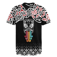 Kia Kaha Te Reo Maori Rugby Jersey 50 Years Mo Ake Tonu Te Reo - Polynesian Pride