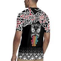Kia Kaha Te Reo Maori Rugby Jersey 50 Years Mo Ake Tonu Te Reo - Polynesian Pride