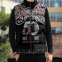 Kia Kaha Te Reo Maori Sleeveless Puffer Jacket 50 Years Mo Ake Tonu Te Reo - Polynesian Pride