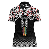 Kia Kaha Te Reo Maori Women Polo Shirt 50 Years Mo Ake Tonu Te Reo - Polynesian Pride