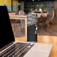 50 Years Kia Kaha Te Reo Maori Skinny Tumbler Ake Ake Ake! - Polynesian Pride